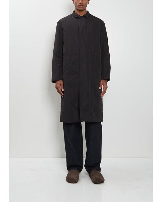 The Row Men Black Bolta Technical Coat