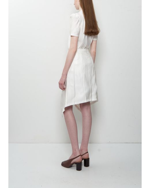 Lemaire Multicolor Foulard Creased Skirt