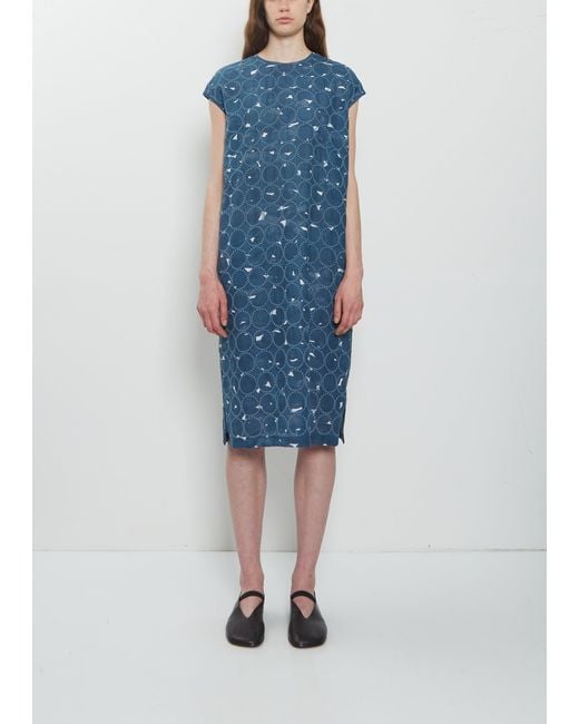 Minä Perhonen Blue Pensaat & Tambourine Cotton Dress