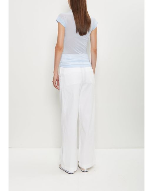 Issey Miyake White Like Skin Tee
