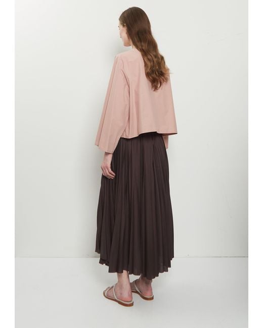 Dusan Pink Cotton Popeline Chunky T-shirt