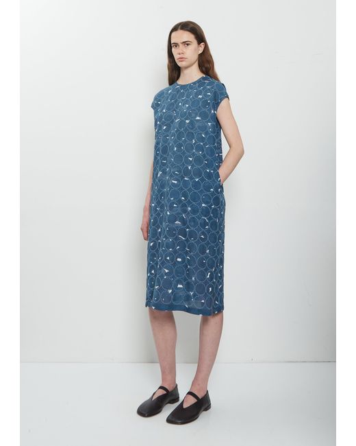 Minä Perhonen Blue Pensaat & Tambourine Cotton Dress