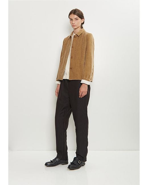 Casey Casey Black Pwet Cotton Velvet Jacket