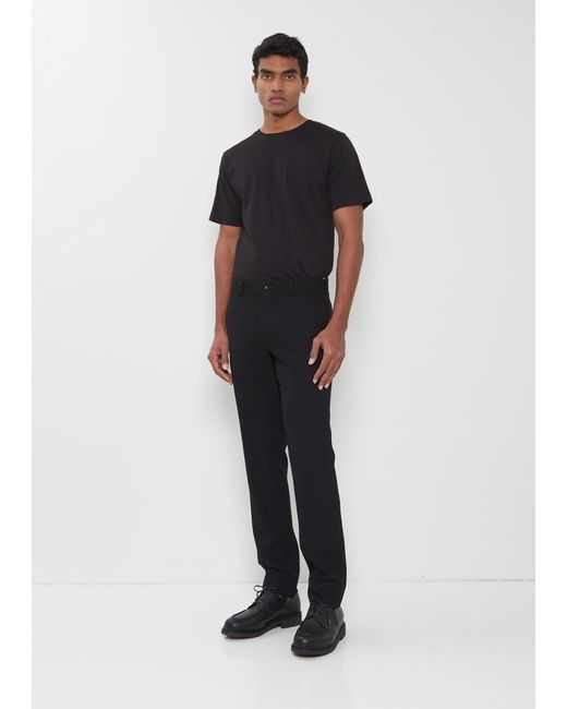 Comme des Garçons Blue Straight Wool Pants