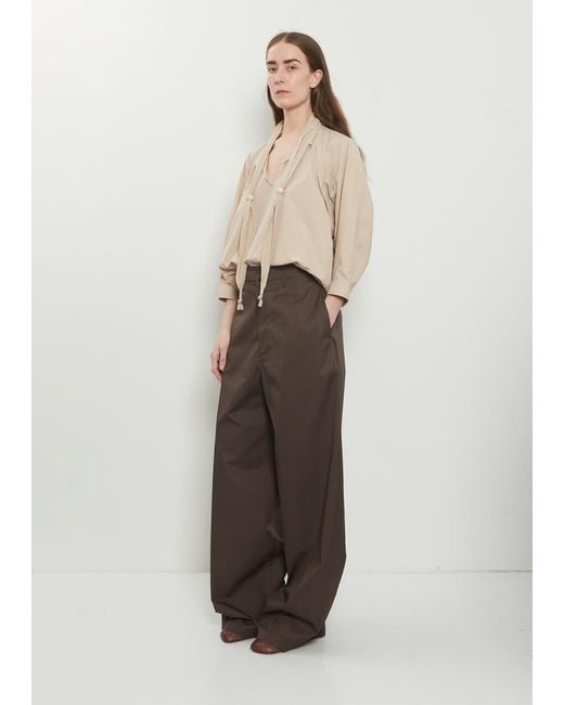 Lemaire Natural Large Cotton Chino