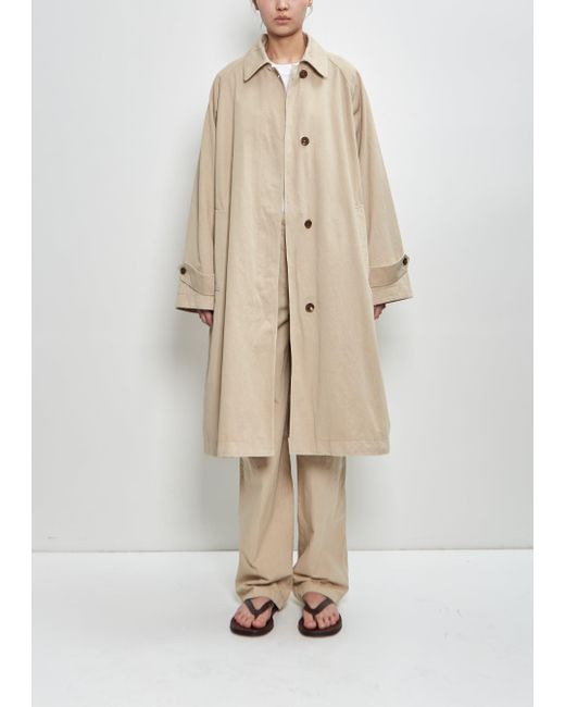 The Row Natural Cotton Linen Tavishina Coat