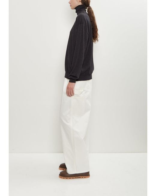 Sofie D'Hoore Black Maffei Wool Turtleneck Pullover