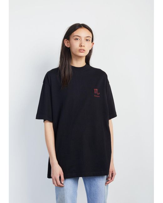 Vetements Cotton Scorpio Horoscope Tee 