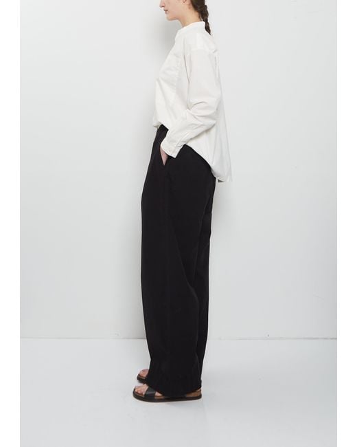 Toogood White The Locksmith Cotton Trouser