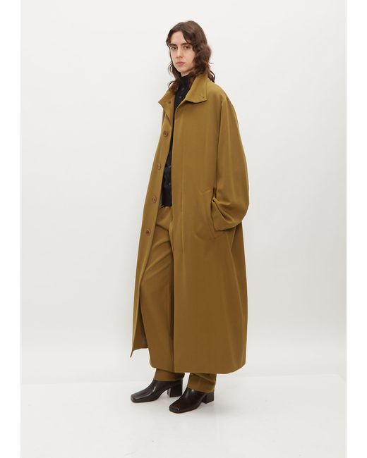 Lemaire Multicolor Soft Wool Overcoat