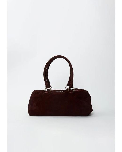 Guidi Multicolor Shoulder Suede Bag, Medium