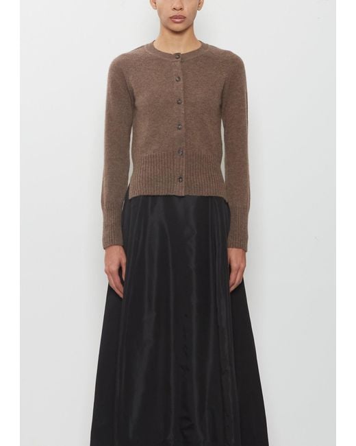 Simone Rocha Brown Cashmere Cardigan
