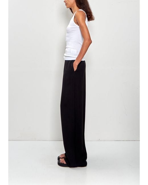 Comoli White Ribbed Tank Top