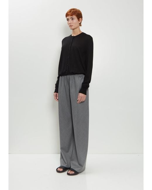 The Row Gray Gala Wool Pant