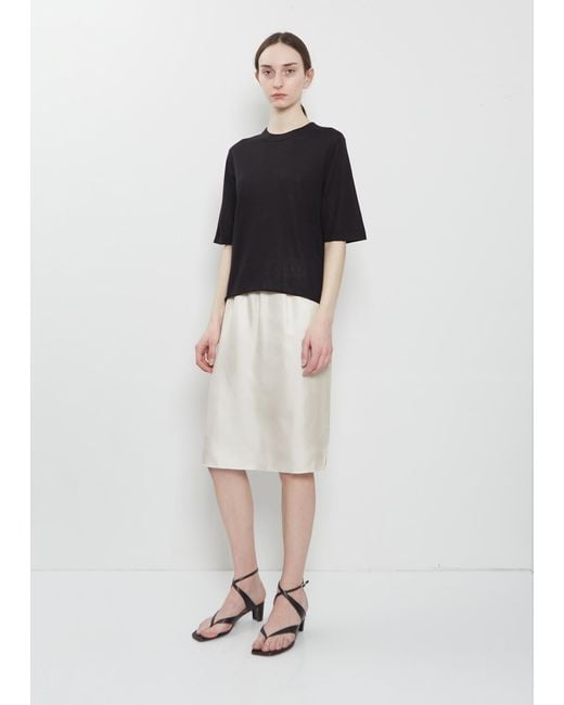 Loulou de Saison Black Nala Fine Cashmere Top