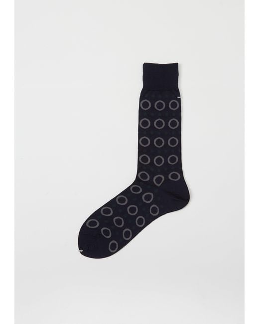 Antipast Men Blue Ring Ring Ring Socks