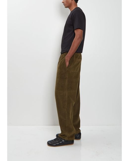 Labo.Art Men Green Achille Corduroy Pant