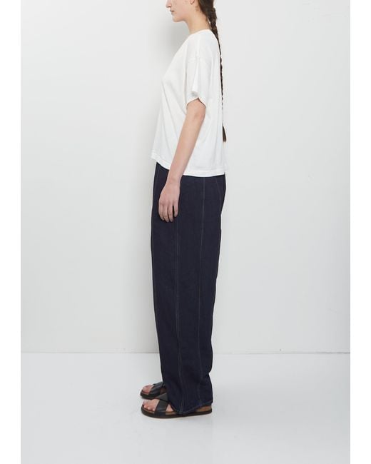 Toogood Blue The Fencer Cotton Wool T-shirt