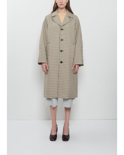6397 Natural Motaring Wool Coat