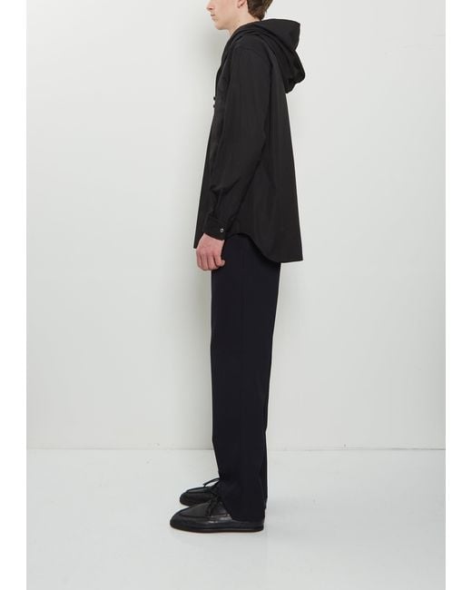 Comme des Garçons Black Cotton Double Hood Shirt