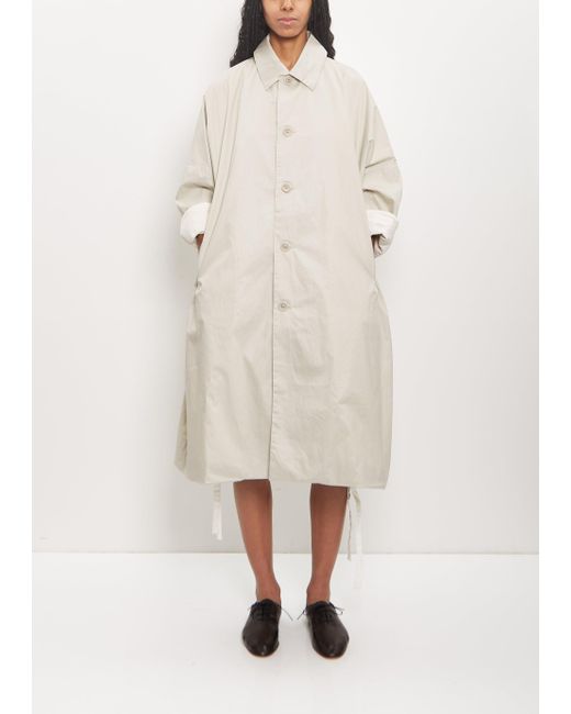 Casey Casey Cotton Big Blobby Coat in Natural | Lyst