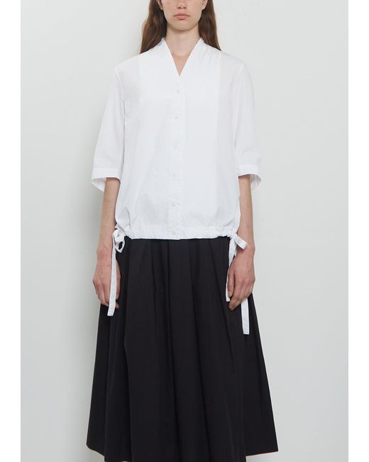 Casey Casey White Puddy Taffeta Shirt