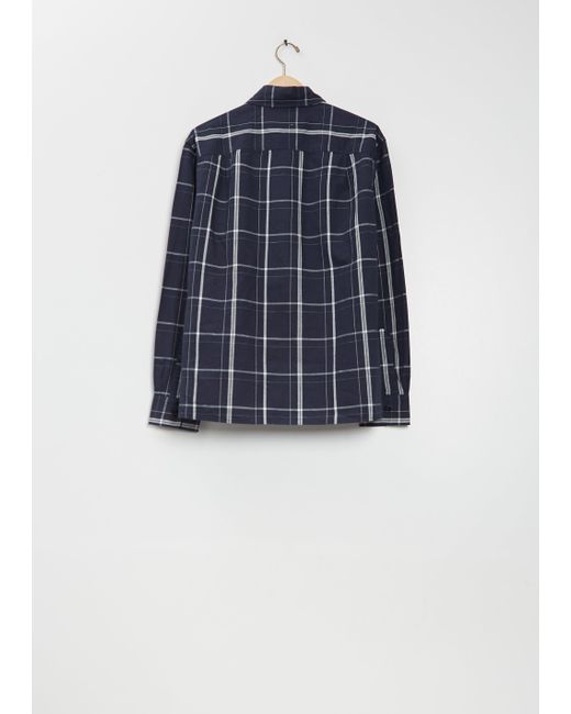 MHL by Margaret Howell Blue Overall Cotton Linen Shirt