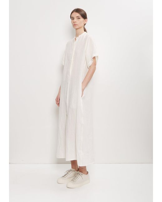 short yellow linen dress European Linen Short Linen Dress 2224 main image 1