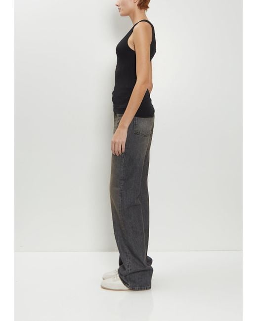 6397 Black Luiza Organic Cotton Blend Tank