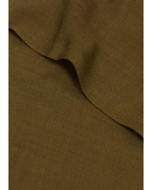 Denis Colomb Green Cashmere Cloud Stole