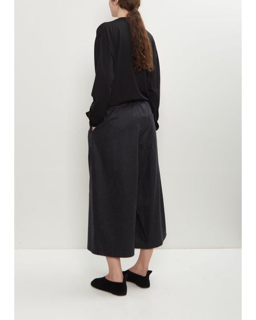 Sofie D'Hoore Black Ponce Virgin Wool Wide Pants