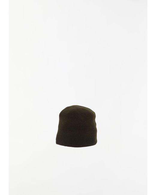Scha White Double Edge Wool Zz Hat
