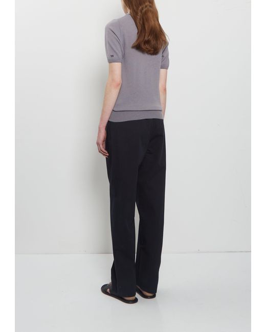 Meta Campania Collective Gray Joel Felted Cashmere Polo