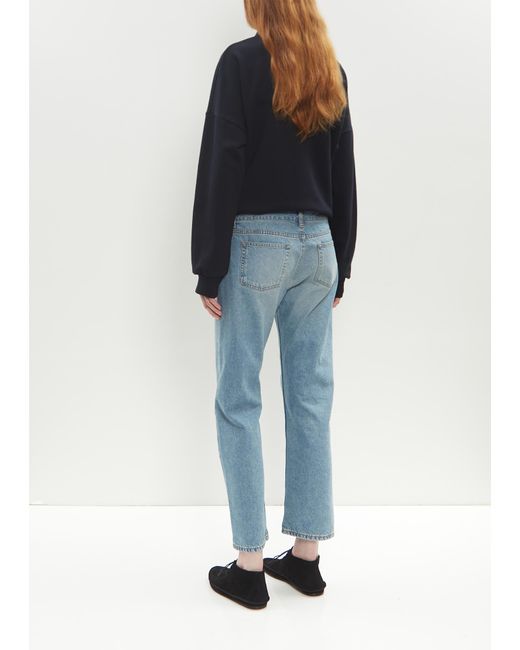 The Row Blue Riaco Cotton Denim Jean