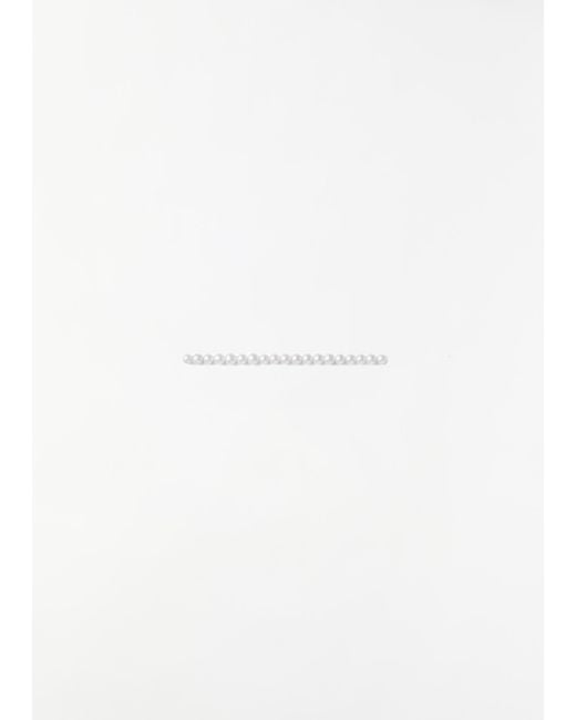 Shihara White Mini Akoya Pearl Node Strand