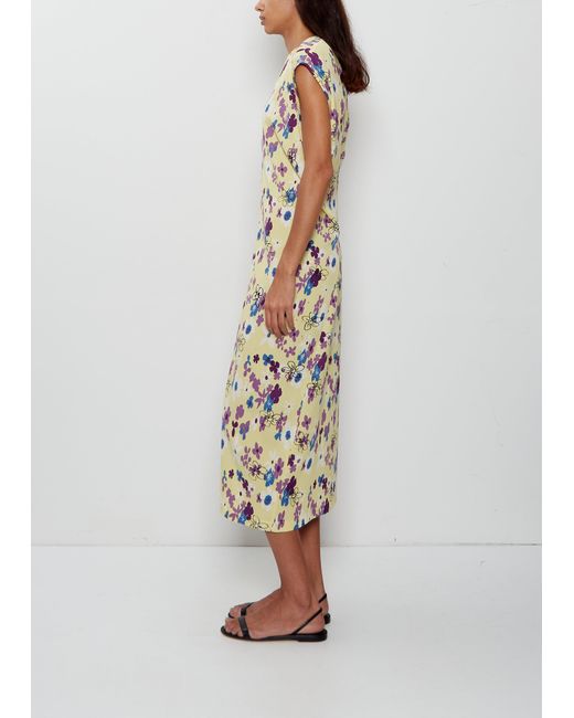 6397 White S-curve Silk Dress