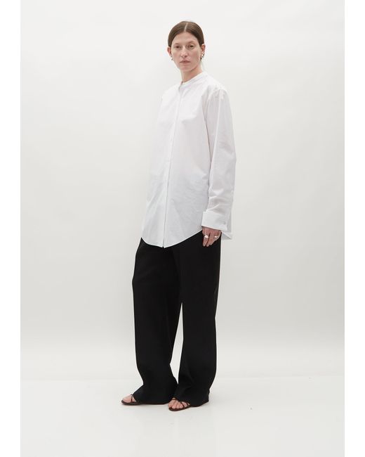 The Row White Roan Pant