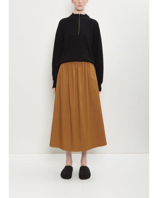 6397 Multicolor Cotton Gathered Skirt