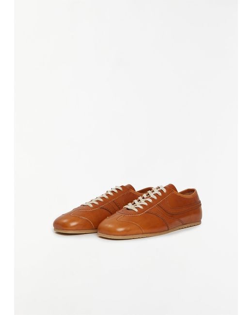 Dries Van Noten White Leather Trainer