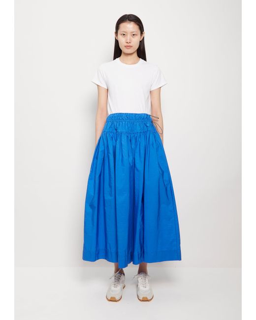 Toogood Blue The Roper Nylon Skirt