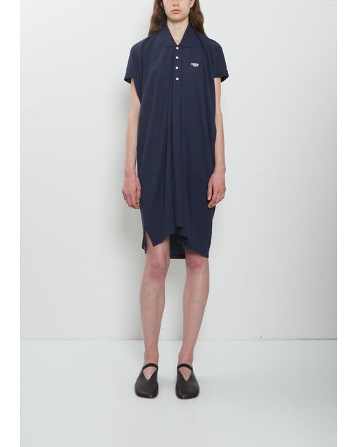 Visvim Blue Ultimate Ruana Weller S/s Polo Shirt Dress