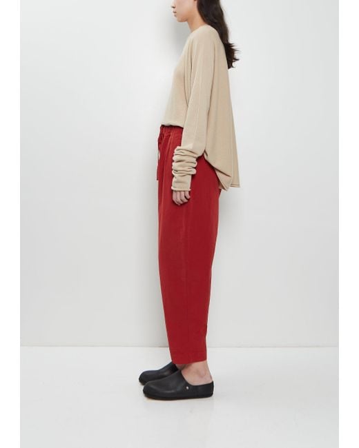 Casey Casey Red Tippy Cotton Pant