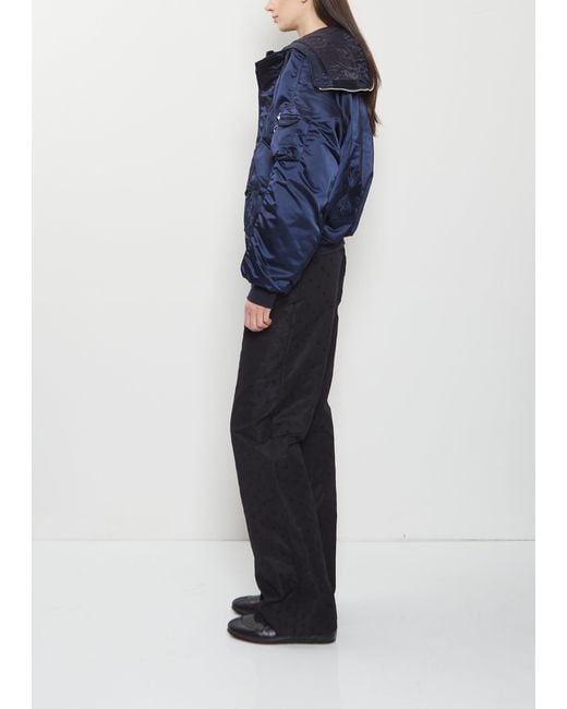 CECILIE BAHNSEN Blue X Alpha Industries N-2b Jacket
