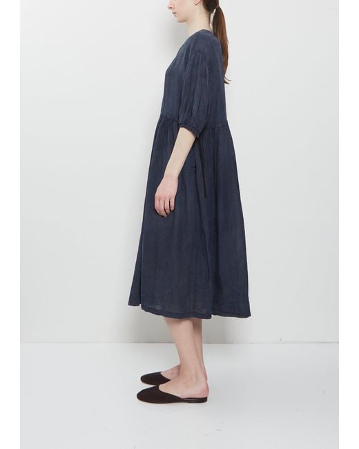 Pas De Calais Blue Ramie Lawn Dress