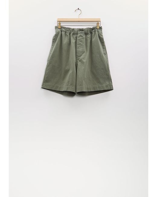 MHL by Margaret Howell Green Pull Up Shorts