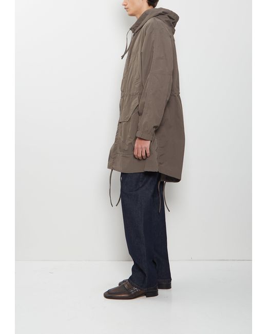 Dries Van Noten Brown Voxer Nylon Parka