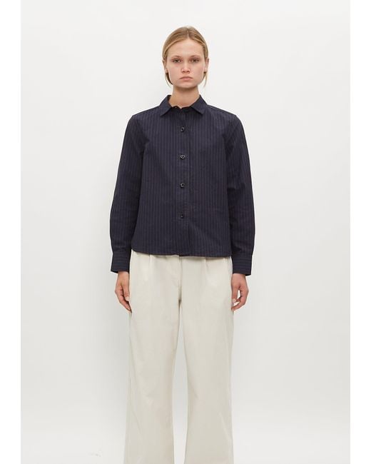 MHL by Margaret Howell Blue Simple Shirt