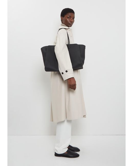 The Row White Marlo 17 - Grained Leather