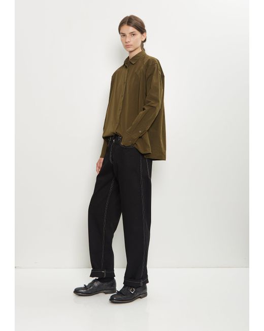 Casey Casey Black Paulo Cotton Denim Pant
