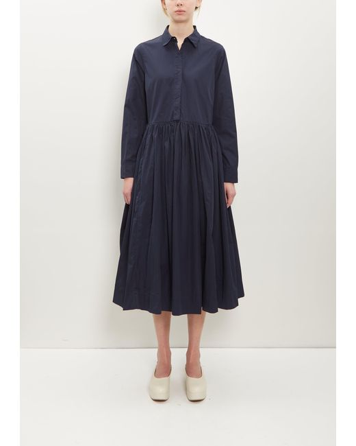 Casey Casey Blue Heylayane Light Cotton Shirt Dress